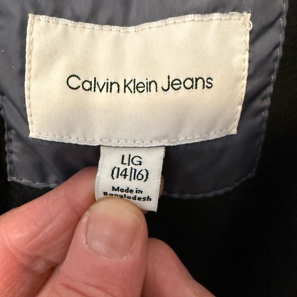 Calvin Klein Gray Puffer Jacket - Picture 9 of 11